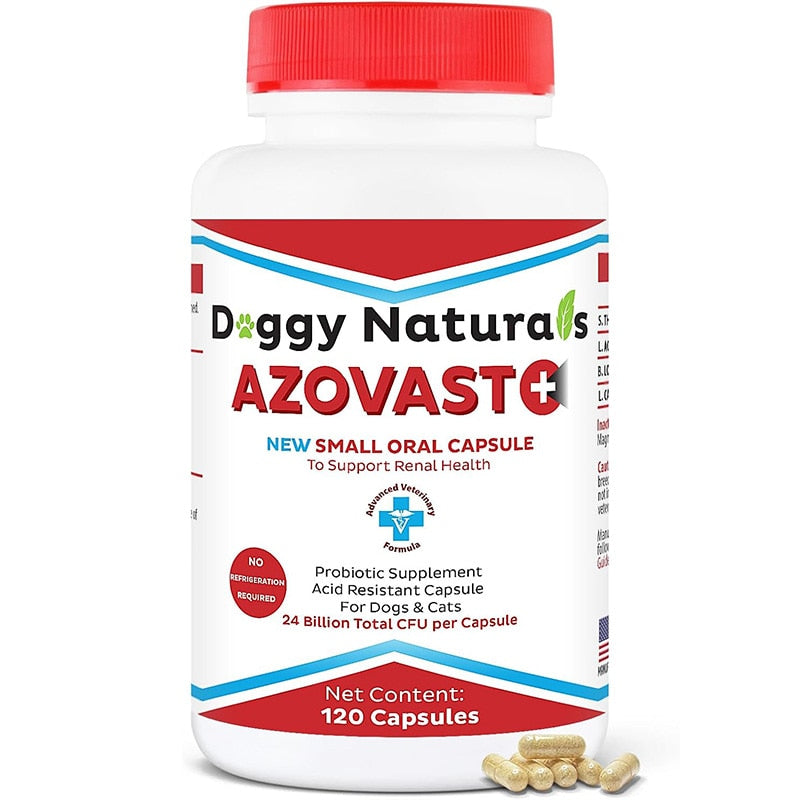 Azovast 120 capsule – Suport renal pentru animale