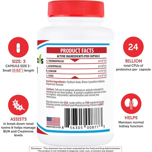 Azovast 120 capsule – Suport renal pentru animale