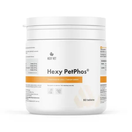 Hexy PetPhos – Comprimate de calciu